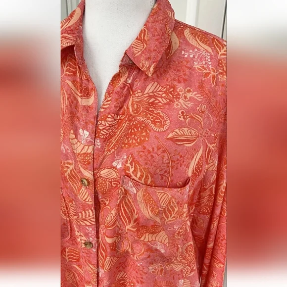 28 Anthropologie Pilcro Romy Buttondown Shirt - Picture 4 of 9